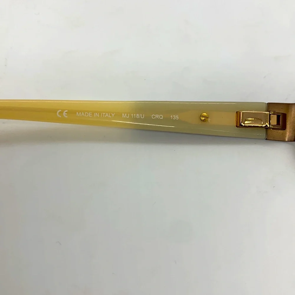 Marc Jacobs Glasses Bone Made in Italy MJ 118/U CRQ 135